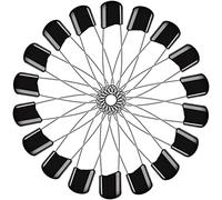 50 Pcs Diaper Pins, Plastic Head Safety Pin with Safe Locking Closures (Black)