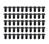 50 PCS DIN 965 Countersunk Cross Screws, M3 A2 70 Machine Screws Assortment Kit, Black Galvanized Fasteners for Accurate Assembly (M3*6)