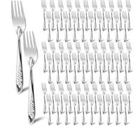 50 Pcs Dinner Forks Set 6.7 Inches Stainless Steel Dinner Forks