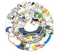 50 Pcs Duck Stickers for Kids Teens Adults Boys Girls Gift,Stickers Pack for Laptop,Skateboard,Luggage,Car,Bike, Cup,Computer,Water Bottle Decor,Cartoon Duck Vinyl Waterproof Sticker Decals