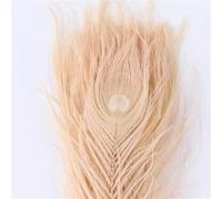 50 Pcs Dyed Peacock Feathers 25-30cm Natural Plumes for Wedding Centerpiece DIY Crafts