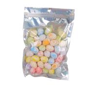 50 Pcs Easter Foam Eggseaster Artificial Eggs for Home Home Garden Decor Crafts White Egg Spots 2x2.5 cm