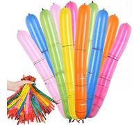 50 pcs Elevate Your Party with Vibrant Assorted Colour Rocket Balloons: Experience the Delight of Whistling Fun and Flying Magic for Unforgettable Celebrations