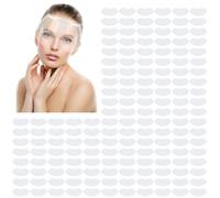 50 Pcs Face Shield for Hairspray,Eye Shield,Shower Visor for Adults Clear Lash shields Eyelash Extension Sleep Protector Disposable Shower Face Shields After Cataract for Showering Hairspray
