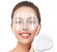 50 PCS Face Shield for Shower, Clear Eyebrow Shower Visor for Adults Eyelash Extensions, Eye Surgery, Eyelid Surgery, Lash Aftercare for Salon Supplies Eyelash Extensions