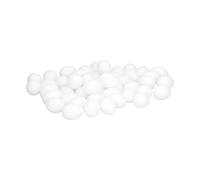 50 Pcs False Eggs Plastic Simulation Eggs Dove Breeding Hatching Meat Homing Parrots Birds