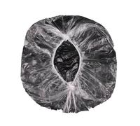 50 pcs fKiZanthene Disposable Plastic Shower Caps, Shower Hat, Plastic Shower Caps for Women Men Bath Caps Hair Cap Waterproof for Salon,Travel,Home Use,Hotel,Shower