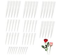50 Pcs Flower Posy, Flower Tubes of Three Sizes for Flower Arrangement Cake Decorating Picks Flower Spikes Arranging Plastic Tubes
