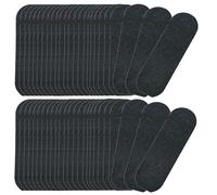 50 PCS Foot File, Foot Rasp, Scrub Foot Accessories in Black, Reusable Double-Sided Foot File Suitable for Hard Skin Removing Dead Skin and Foot Care, Dry and Wet Cracked Feet