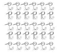 50 Pcs for Creative Hook-Shaped Push Pin Paper Photo Memo Document Steel Decorative Hanging Hook for Cork/Message B Hanging Hooks Heavy Duty Wall Art Decorative