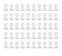50 Pcs Fridge Magnets Strong, Clear Magnetic Push Pins Creative Thumb Tacks Magnets for Refrigerator Noticeboard Whiteboard Office School