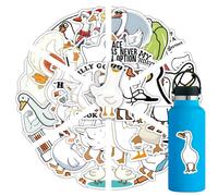50 PCS Funny Goose Stickers,Silly Goose Sticker Pack Vinyl Skateboard Guitar Door Laptop Luggage Car Bike Water Bottle Birthday Party Supplies Teens Boys and Girls Decals