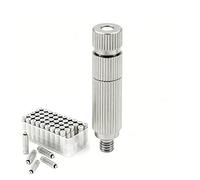 50 pcs Garden Sprayer Nozzle Tips Sprayer Nozzle Adjustable High Pressure Atomizing Spray Head Irrigation Tool for Courtyard 5 Sections Orifice Dia 0.15mm