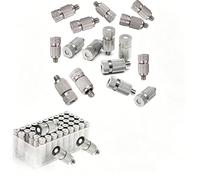 50 pcs Garden Sprayer Nozzle Tips Sprayer Nozzle Adjustable High Pressure Atomizing Spray Head Irrigation Tool for Courtyard 2 Sections Orifice Dia 0.15mm