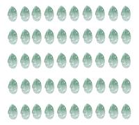 50 Pcs Glass Beads 12x20mm Gradient Petals Craft Accessories for Handmade Hairpin Decoration and Jewelry Making Beads Gradient Petal for Hairpin Jewelry Making Art Project
