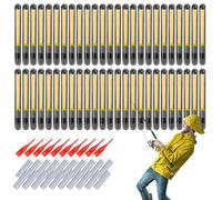 50 Pcs Glow Sticks for Fishing Ukuleite Glow Sticks Glow Sticks for Night Fishing, Floating Terminal Glowing, Glow in the Dark Fishing Float Accessories, Night Fishing