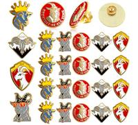 50 Pcs Goat Championship Trophy Lapel Pins Greatest of All Time MVP Award Pin Bulk G.O.A.T Champion Enamel Pins for Tournament League Baseball Team Sports Award Gifts