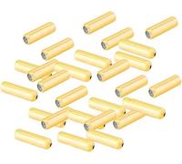50 Pcs Gold Metal Brooch Stick Backings Safety End Cap Lapel Pin Backs Brooch Pins Stopper Locking Clasp for Jewelry DIY Accessories Safety Pins Art Craft Supplies