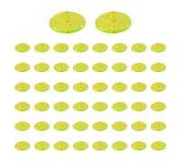 50 Pcs Golf Ball Markers Assorted Colors Clear Lightweight Golf Course Green Positioning Lightweight Ball Markers