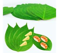 50 Pcs Green Leaf Parchment Paper & Cheese Paper - 50 Large (12") for Charcuterie Boards, Perfect for Party Decorations and Holiday Serving