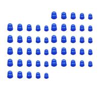 50 Pcs Guitar Finger Protective Cover Silicone Finger Guard Anti-slip Breathable Finger Protective Cover Cap Durable