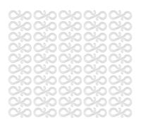 50 Pcs Gutter Hooks,Mini Plastic Outdoor Christmas Lights Hanging Hooks Party Lights Hanger Wire Holder for Christmas/Birthday/Anniversary Decoration