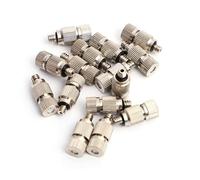 50 pcs High Pressure Atoizing isting Sprayer, 3/16" Brass isting Nozzles Replaceent Heads for Patio Lawn(2-Stage,0.1)