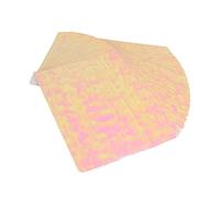 50 Pcs Holographic Cold Laminate Sheet A4, DIY Cutting BOPP Material 30x21.4cm, Clear Decorative Holographic Sheets for Badge Making, Photo Lamination, Small Advertising and Backgr (Rainbow Film)