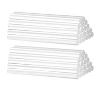 50 Pcs Hot Glue Sticks, 7mm x 100mm EVA Adhesive Sticks, Suitable for Most Small Hot Glue Guns, DIY Craft Projects in Homes, Offices, and Schools, Paper and Various Plastics