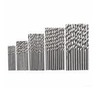 50 Pcs HSS Drill Bit Assortment Including 1mm 1.5mm 2mm 2.5mm 3mm for Home Workshop Carpentry Plastic and Aluminum Drilling
