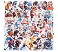 50 Pcs Ice Hockey Children's Stickers for Girls Boys Children Teens,Ice Sports Stickers for Laptop Water Bottles,Bicycle,Skateboard,Computer,Waterproof Vinyl for Wall,Graffiti Stickers