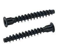 50 PCS Internal Hex Self Tapping Countersunk Connecting Screws for Furniture (Black)