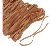 50 Pcs Large Rubber Elastic Bands,Big Heavy Duty Elastic Bands,Large Rubber Band,LargeElasticBands,Strong Thick ElasticRubberBands Set for Home School Office Bank Supplies(Brown)