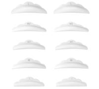 50 Pcs Lash Lift Shields Silicone Eyelash Curl Pads Lash Lift Pads Rods