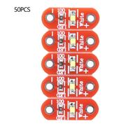 50 Pcs LilyPad LED Module White Wearable Surface