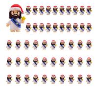 50 Pcs Little Jesus Figures Bulk Mini Figurine, Mini Pocket Jesus to Hide and Seek Easter Egg Filling Religious Party Favors, Little Figures to Hide and Seek Sunday School Religious Party Share Gifts