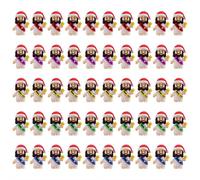 50 Pcs Little Jesus Figures,Mini Jesus Rubber Pocket Toys,Religious Party Favors, Sunday School, Baptism Gift, Easter Egg Stuffers (Color mixing)
