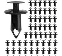 50 Pcs Longer Car Trim Panel Clips, Universal Plastic Body Fastener Rivets Push Pin, Auto Interior Door Body Bumper Trim Fixing Carpet Clips Kit