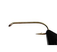 50 pcs/lot Bronze Color Fly Tying Hook Long Shank Wet Nymph Flies Fly Fishing Barbed Hooks Size 4# 6# 8# 10# 12# 14# 16# (4)
