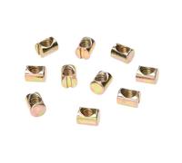 50 Pcs M8 Barrel Bolts Cross Dowel Slotted Furniture Nut For Beds Crib Chairs