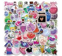 50 Pcs Magic Bottle Stickers for Kids Teens Adults Boys Girls,Stickers Pack for Laptop,Skateboard,Luggage,Car,Bike,Cup,Computer,Water Bottle Decor,Magic Bottle Vinyl Waterproof Sticker Decals