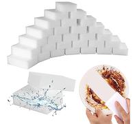 50 Pcs Magic Sponge Eraser,Multi-Purpose Non-Scratch Scourers Cleaning Sponge,Sponge Sheets,Daddy Sponge Wipes, Heavy Duty Melanin Bathroom Scrubber for Kitchen,Wall, Shoe