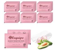 50 pcs Makeup Remover Wipes, Individually Wrapped, Makeup Remover Cleansing Towelette Singles, Daily Face Wipes To Remove Dirt, Oil, Makeup