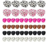 50 PCS Mini Cowboy Hats Tiny Hat Cowboy Hat Decor Plastic Tiny Cowboy Hat Cute Mini Cowboy Hats for Crafts Western Mini Hats for Crafts Party Dollhouse Decoration (Multi Color)