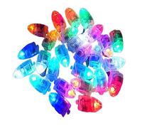50 PCS Mini Led Lights- Flashing LED Balloon Lights for Paper Lanterns-Mini Multi Color Led Lights for Weddings, Birthdays, Anniversaries, Christmas, Halloween Decorations (Multicolored)