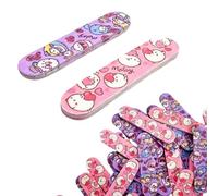 50 Pcs Mini Nail Files, Animal Print Double Sided Professional Nail File Set, Nails Files for Natural Nails and Shaping Artificial, Perfect for Home and Salon Use(Color Random, 9x2cm)