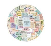 50 Pcs Motivational Stickers,Waterproof Positive Affirmation Stickers for Laptop,Water Bottles & Journaling,Aesthetic Mental Health Self-Care Decals for Scrapbooking,Inspirational Gifts