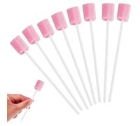 50 Pcs Mouth Swabs - Disposable Oral Care Sponge Swabs for Elderly, Patients, and Baby Oral Cleaning, Soft and Gentle Dental Sponge Swabs for Effective Oral Hygiene