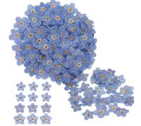 50 Pcs Natural Forget Me Not Dried Flowers, Don't Forget Me Real Pressed Flowers Blue Small Dry Floral for Resin Crafts DIY Jewelry Candle Card Making Ornaments Nail Art Decoration