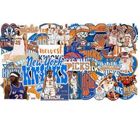 50 PCS New York American Vinyl Knicks Basketball Star Stickers for Water Bottle, Laptop, Bicycle, Computer, Motorcycle, Travel Case, Car Decal Decoration Sticker Graffiti Decals